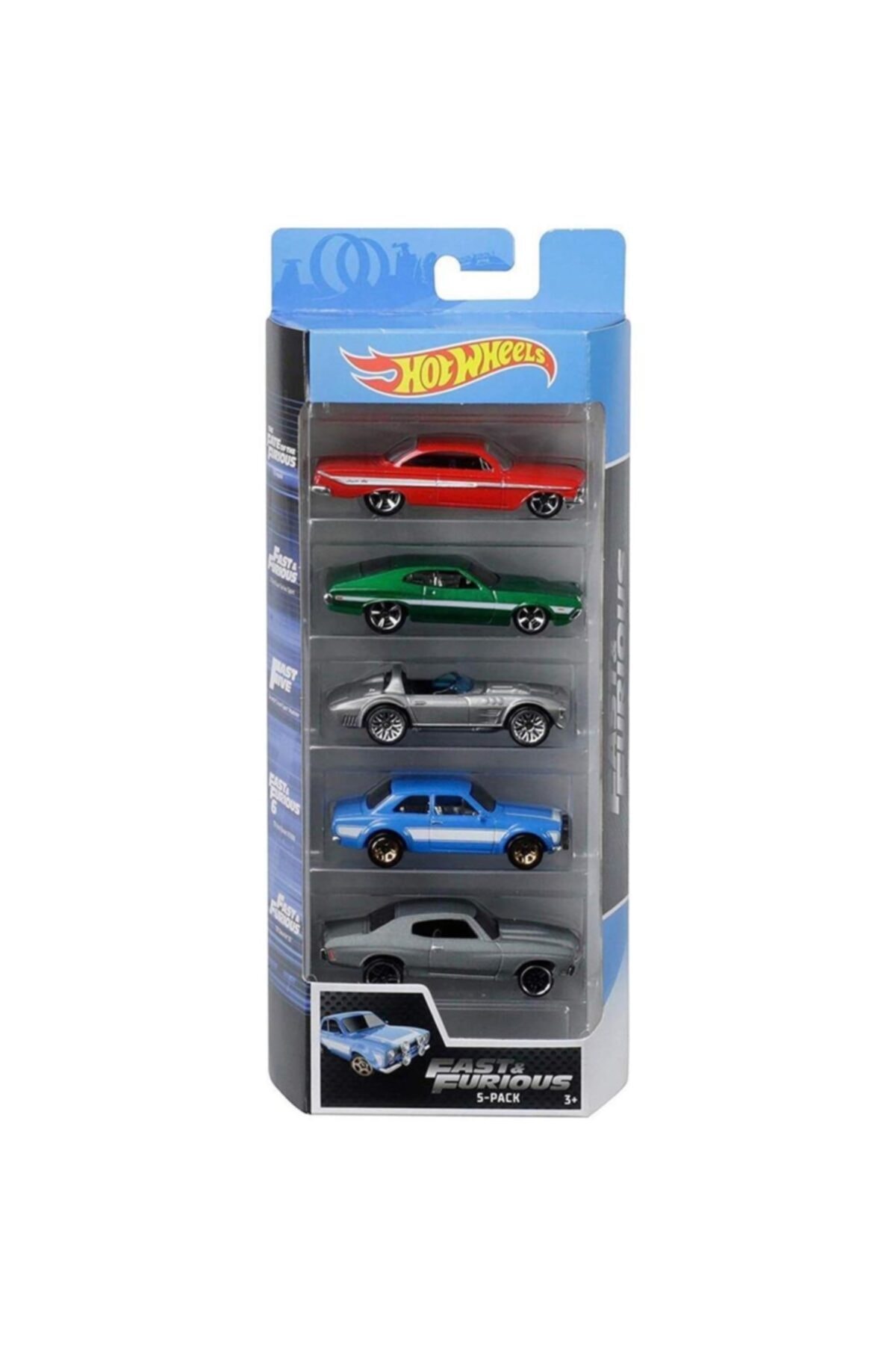 Hot Wheels Beşli Araba Seti Fast & Furious Serisi 