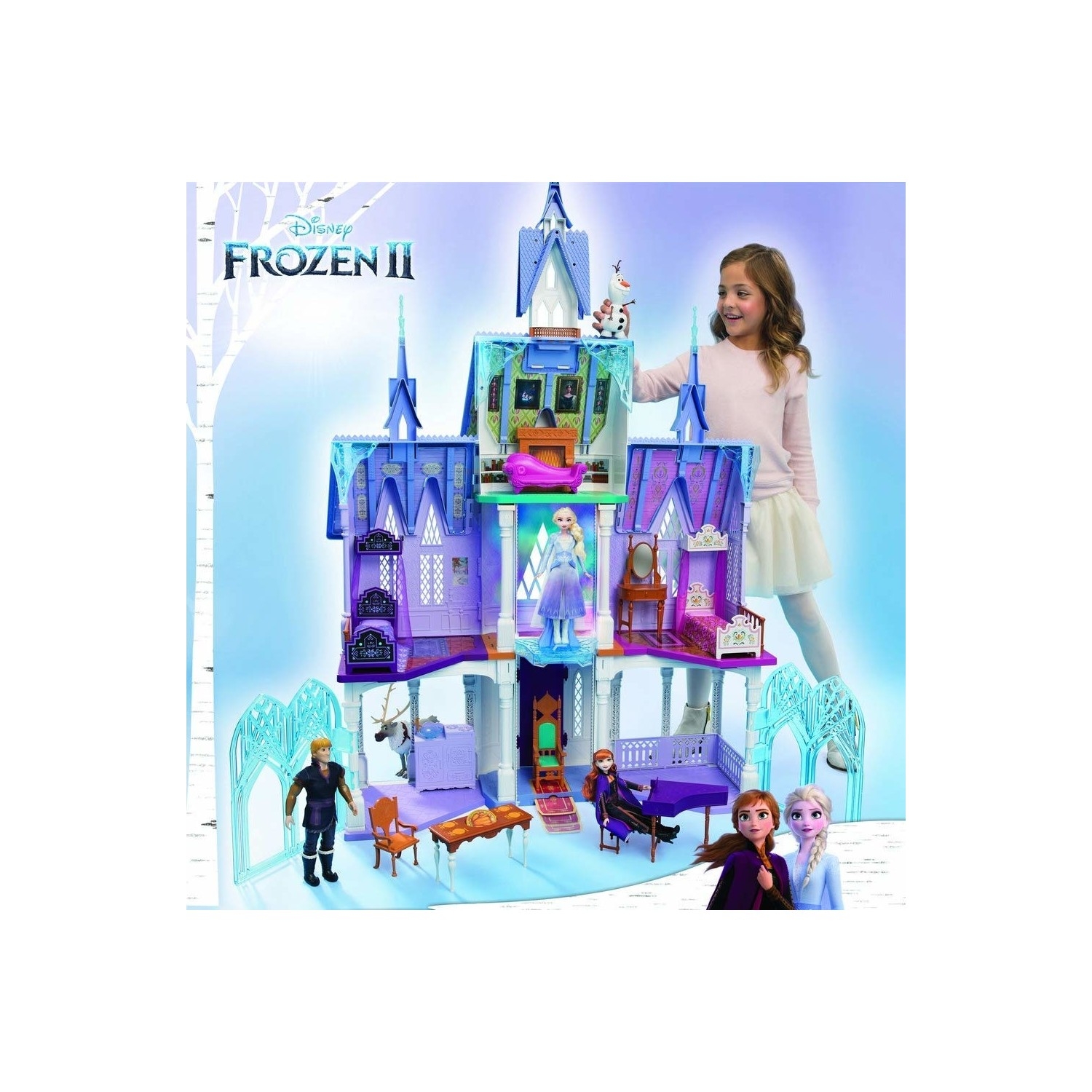 Disney Frozen 2 Işıklı Dev Arendelle Şatosu E5495