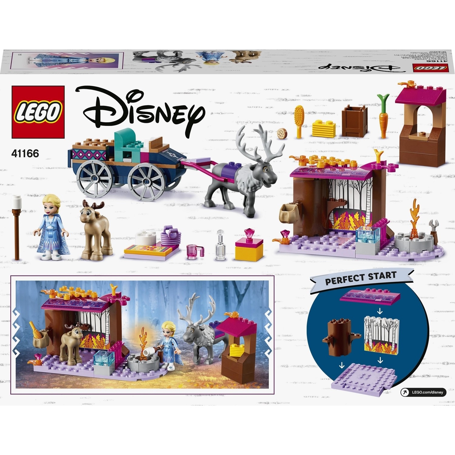 LEGO® ǀ Disney Princess™ Karlar Ülkesi 2 Elsa’nın Vagon Macerası 41166