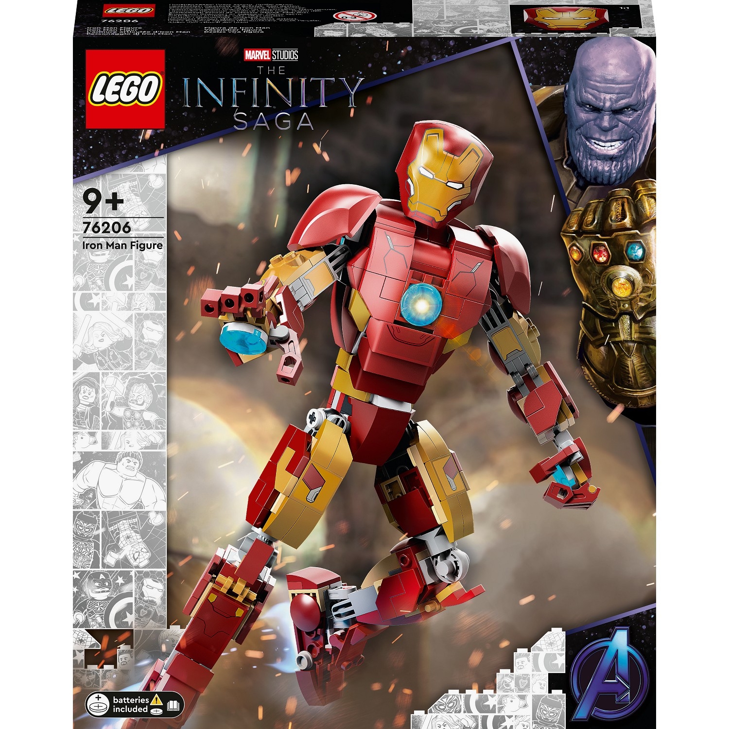 LEGO Marvel Iron Man Figürü 76206