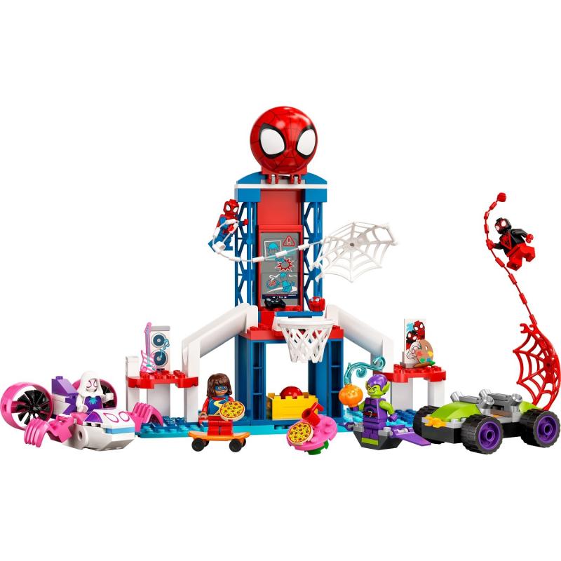 LEGO® Marvel Spidey ve İnanılmaz Arkadaşları Örümcek Adam Ağ Merkezi 10784