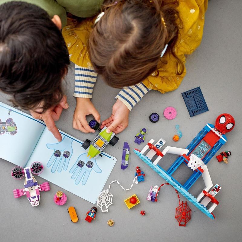 LEGO® Marvel Spidey ve İnanılmaz Arkadaşları Örümcek Adam Ağ Merkezi 10784