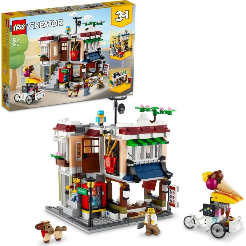 LEGO Creator 3’ü 1 Arada Şehir Merkezi Makarna Dükkanı 31131