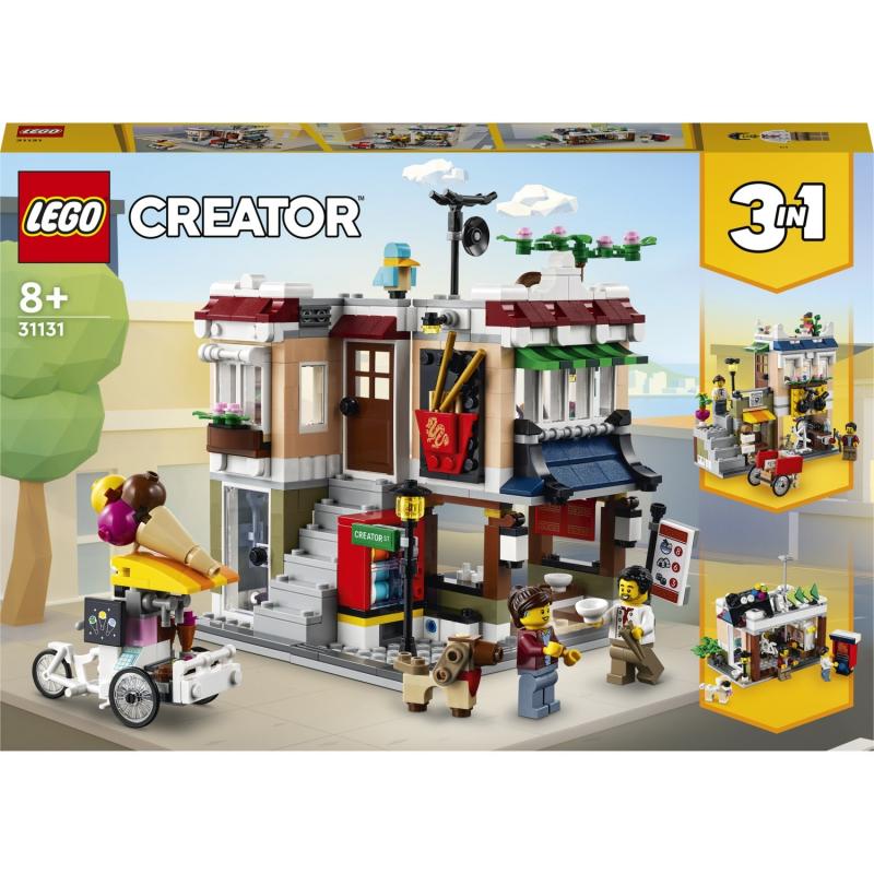 LEGO Creator 3’ü 1 Arada Şehir Merkezi Makarna Dükkanı 31131