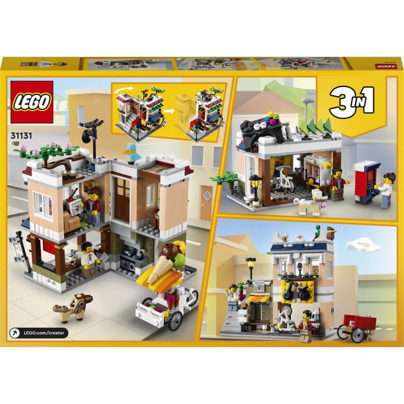 LEGO Creator 3’ü 1 Arada Şehir Merkezi Makarna Dükkanı 31131