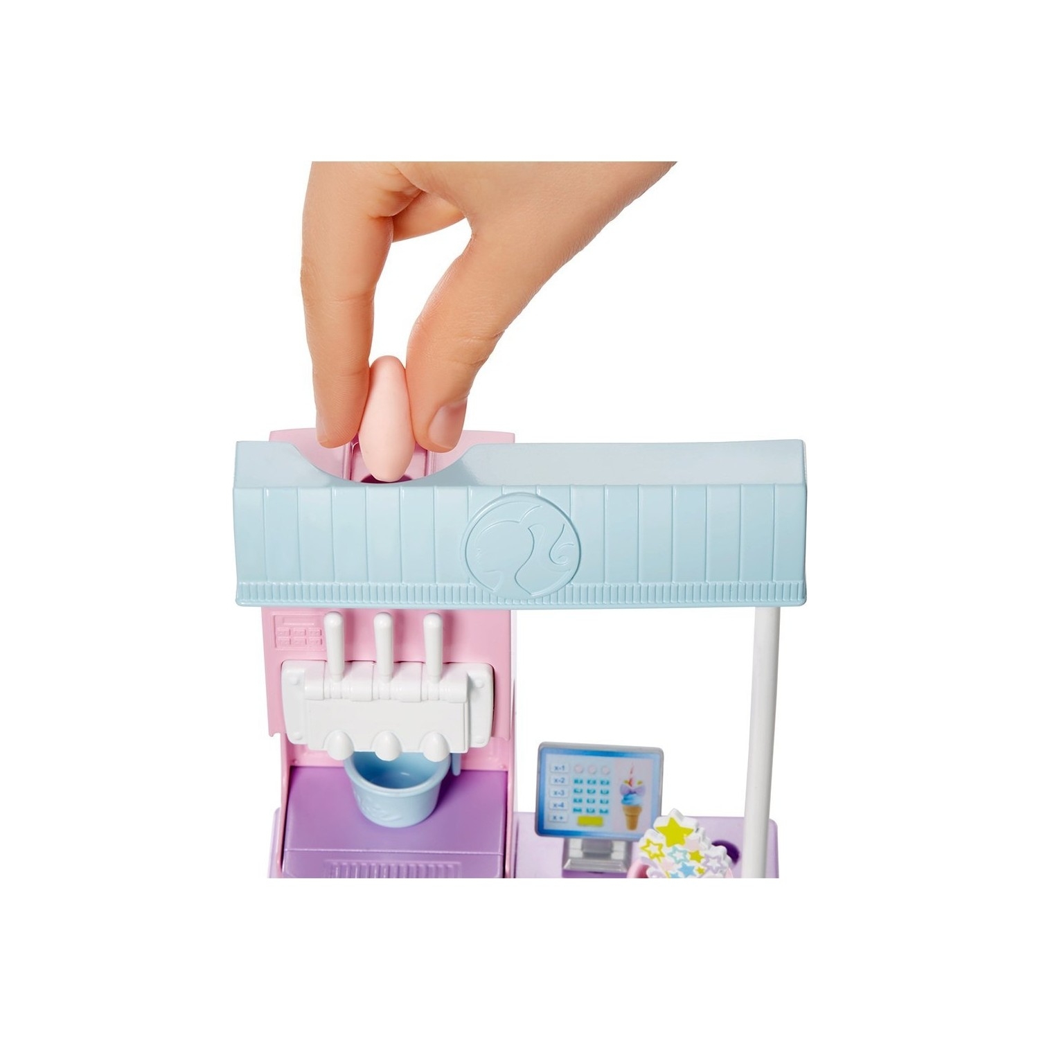 Barbie Dondurma Dükkanı Oyun Seti HCN46 
