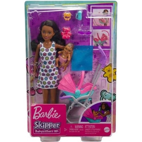 Barbie Bebek Bakıcılığı Oyun Seti HHB68