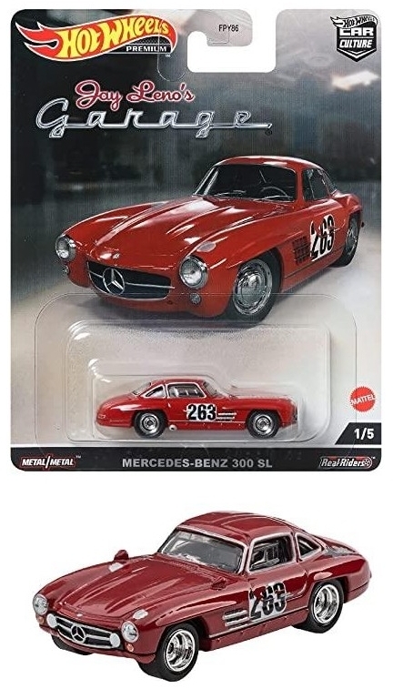 Hot Wheels Premium Car Culture Jay Leno’s Mercedes Benz 300 SL HCK07