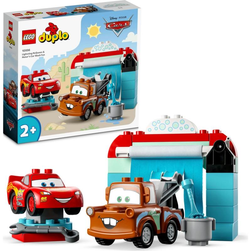 LEGO® Duplo | Disney ve Pixar Arabalar Şimşek Mcqueen ve Mater’in Oto Yıkama Eğlencesi 10996 