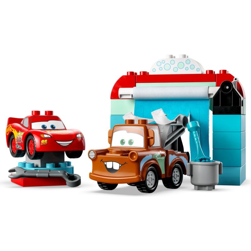LEGO® Duplo | Disney ve Pixar Arabalar Şimşek Mcqueen ve Mater’in Oto Yıkama Eğlencesi 10996 