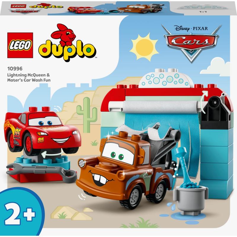 LEGO® Duplo | Disney ve Pixar Arabalar Şimşek Mcqueen ve Mater’in Oto Yıkama Eğlencesi 10996 