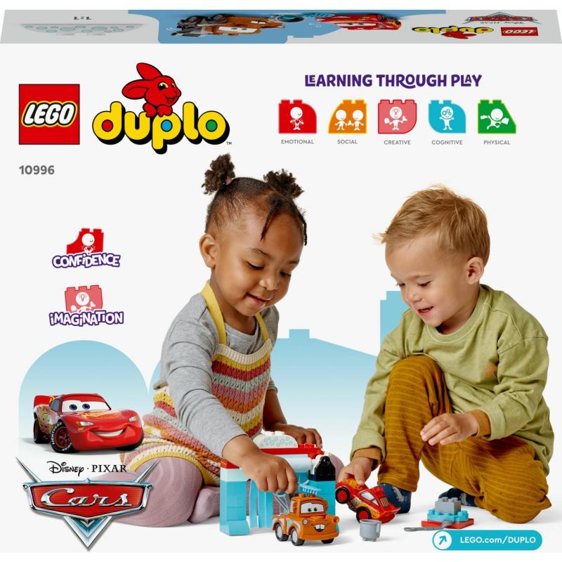 LEGO® Duplo | Disney ve Pixar Arabalar Şimşek Mcqueen ve Mater’in Oto Yıkama Eğlencesi 10996 