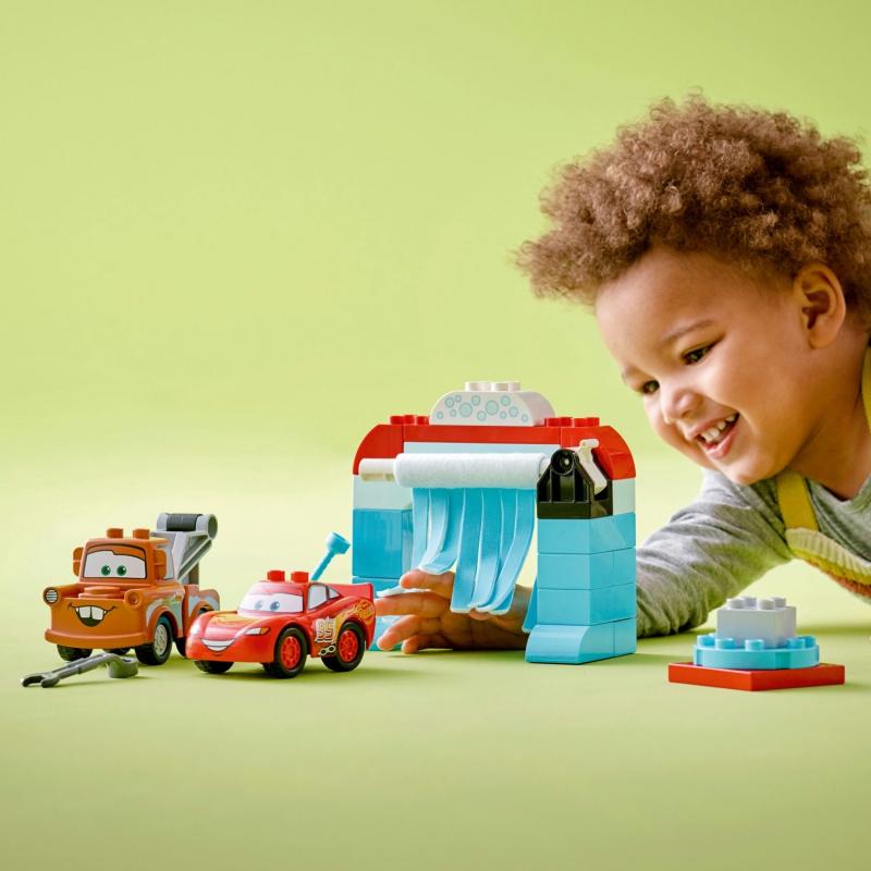 LEGO® Duplo | Disney ve Pixar Arabalar Şimşek Mcqueen ve Mater’in Oto Yıkama Eğlencesi 10996 