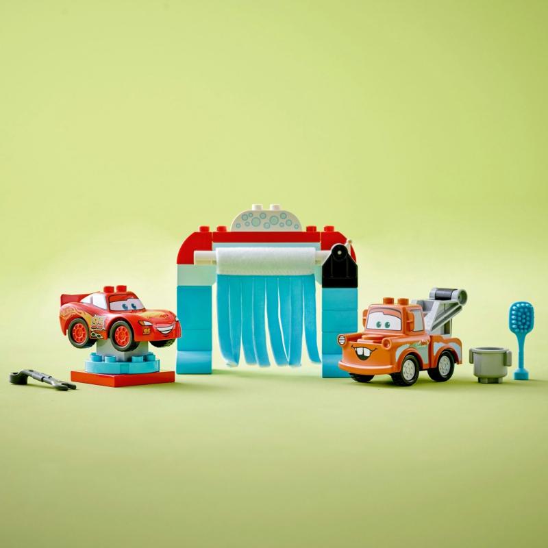 LEGO® Duplo | Disney ve Pixar Arabalar Şimşek Mcqueen ve Mater’in Oto Yıkama Eğlencesi 10996 