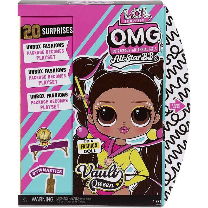 L.O.L. Sürpriz OMG Sports Vault Queen Jimnastikçi Moda Bebek