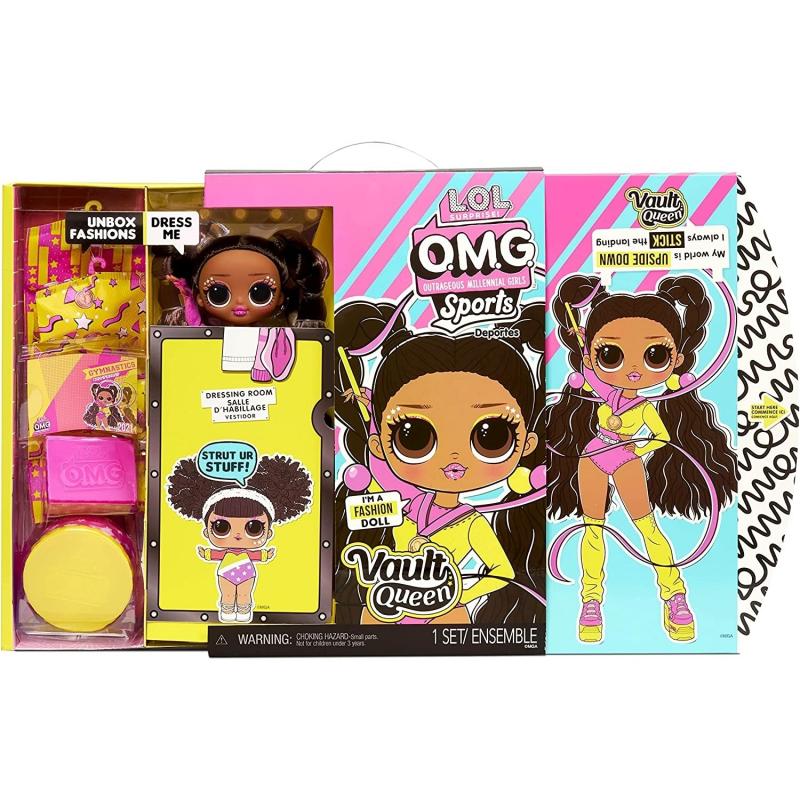 L.O.L. Sürpriz OMG Sports Vault Queen Jimnastikçi Moda Bebek