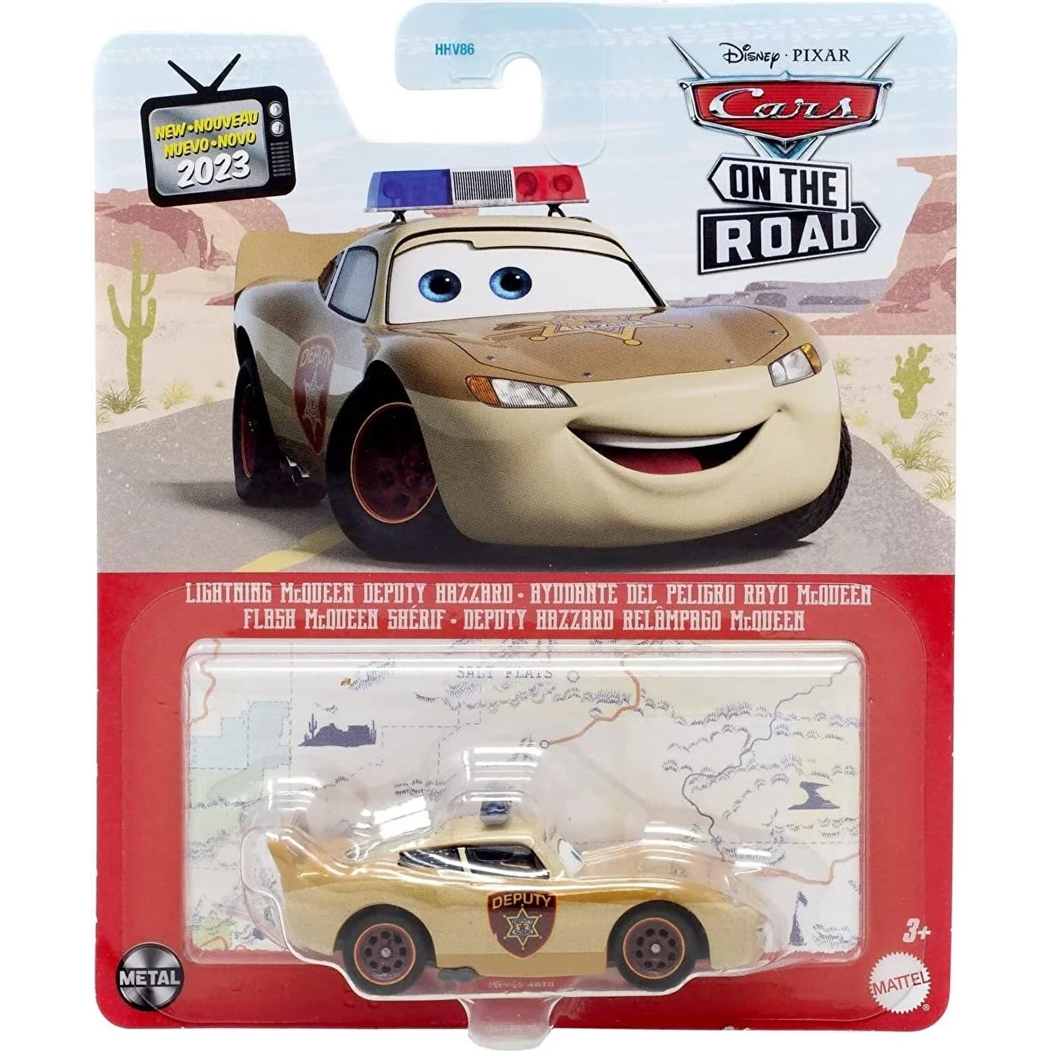Cars Tekli Karakter Araçlar Lightning Mcqeen Deputy HKY55