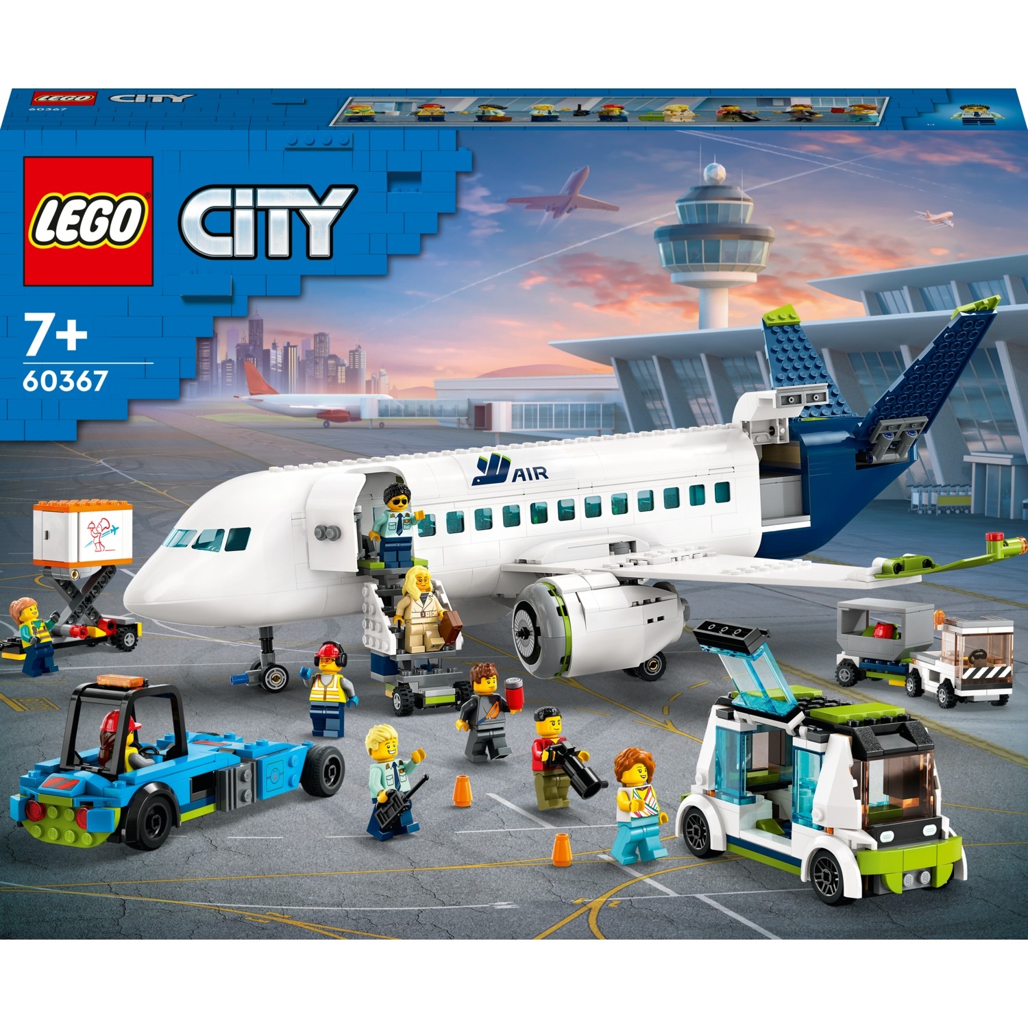 LEGO® City Yolcu Uçağı 60367 