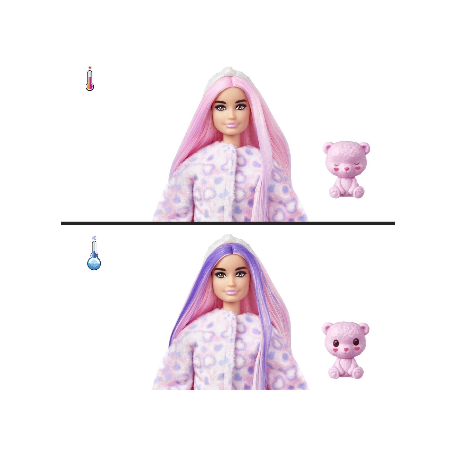 Barbie Cutie Reveal Bebekler Sevimli Kostümler Serisi HKR04