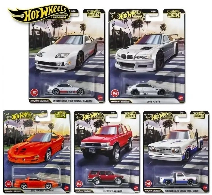 Hot Wheels Premium Boulevard (141-145) BMW M3 ’lü 5’li Set 