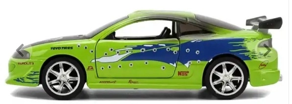 Jada Fast & Furi̇ous 1:32 Brian’s Mitsubishi Eclipse Kurşun Delikli Versiyon