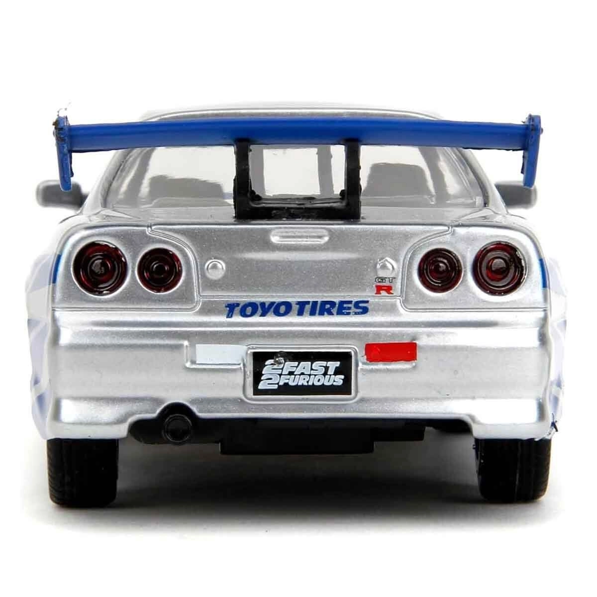 Jada Fast & Furi̇ous 1:32 Ölçekli Araba Brian’S Nissan Skyline Gt-R (R34)