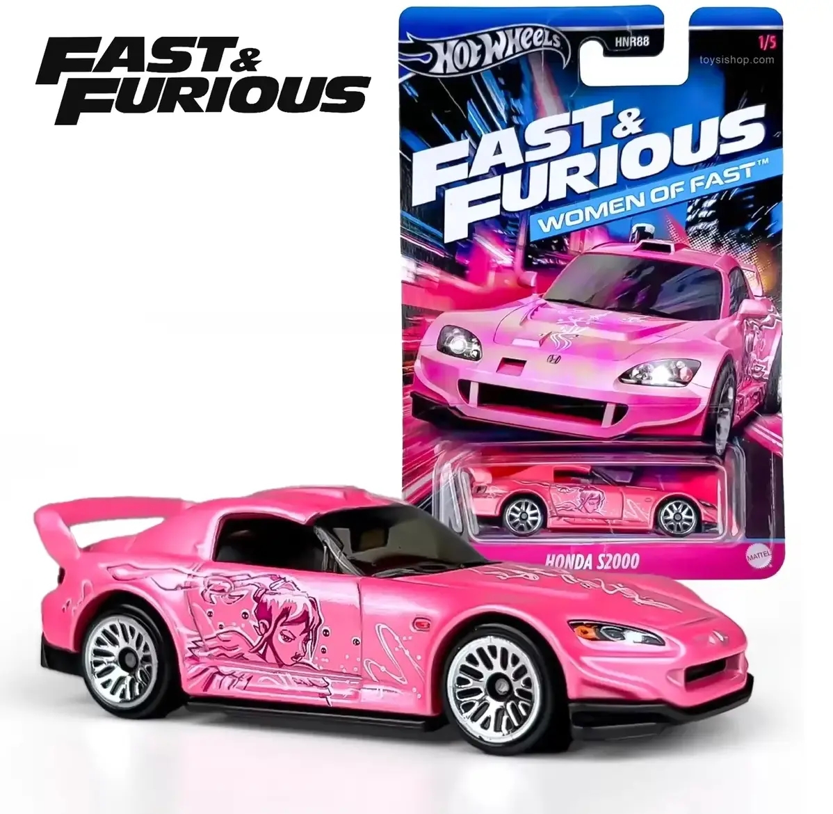 Hot Wheels Fast And Furious Women Of Fast 5li Set HNR88 