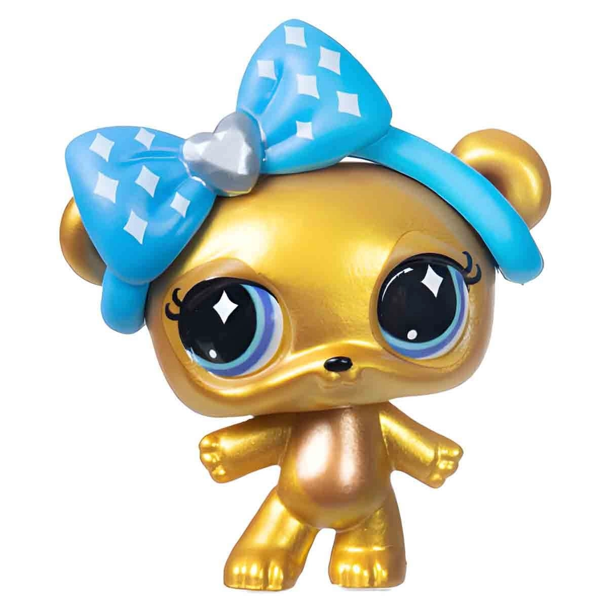 Littlest Pet Shop Minişler Tekli Paket S4 - 230 - Altın Ayı