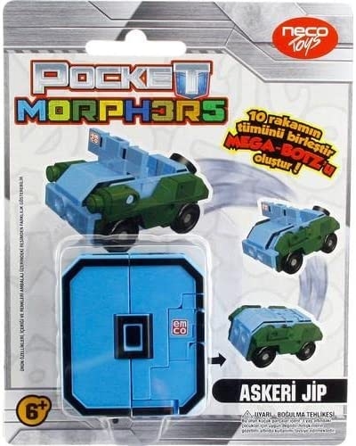 Pocket Morphers Dönüşebilen Numaralar Askeri Jip