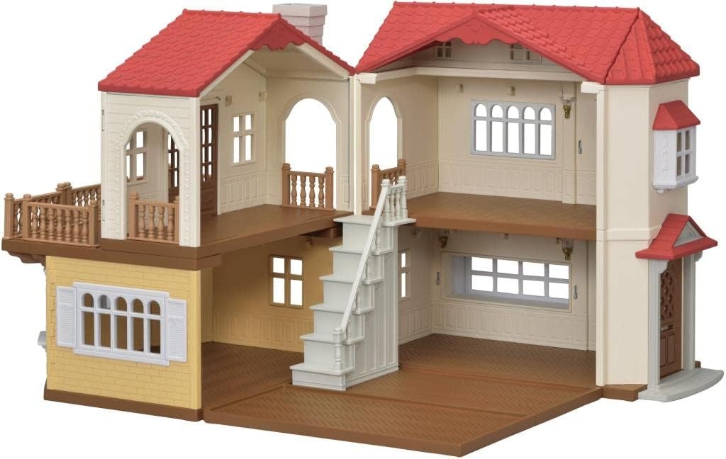Sylvanian Families Kırmızı Çatılı Işıklı Şehir Evi 5302