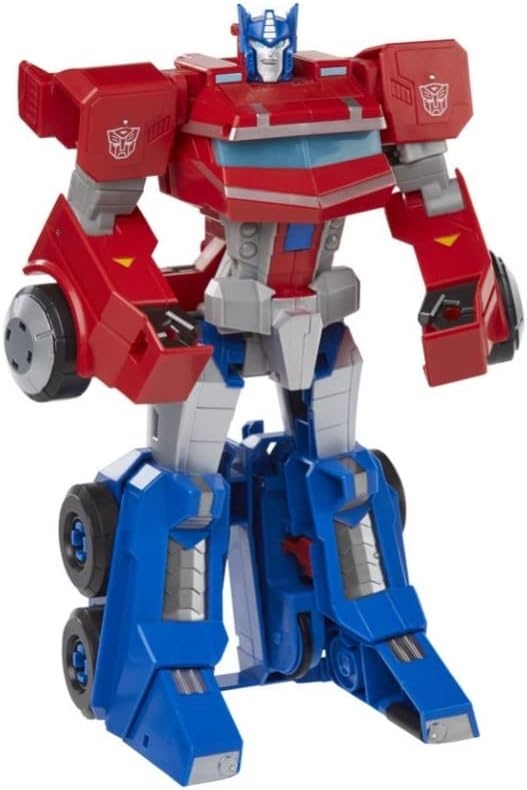 Transformers Cyberverse Optimus Prime Sür-Ve-Dönüştür Büyük Figür
