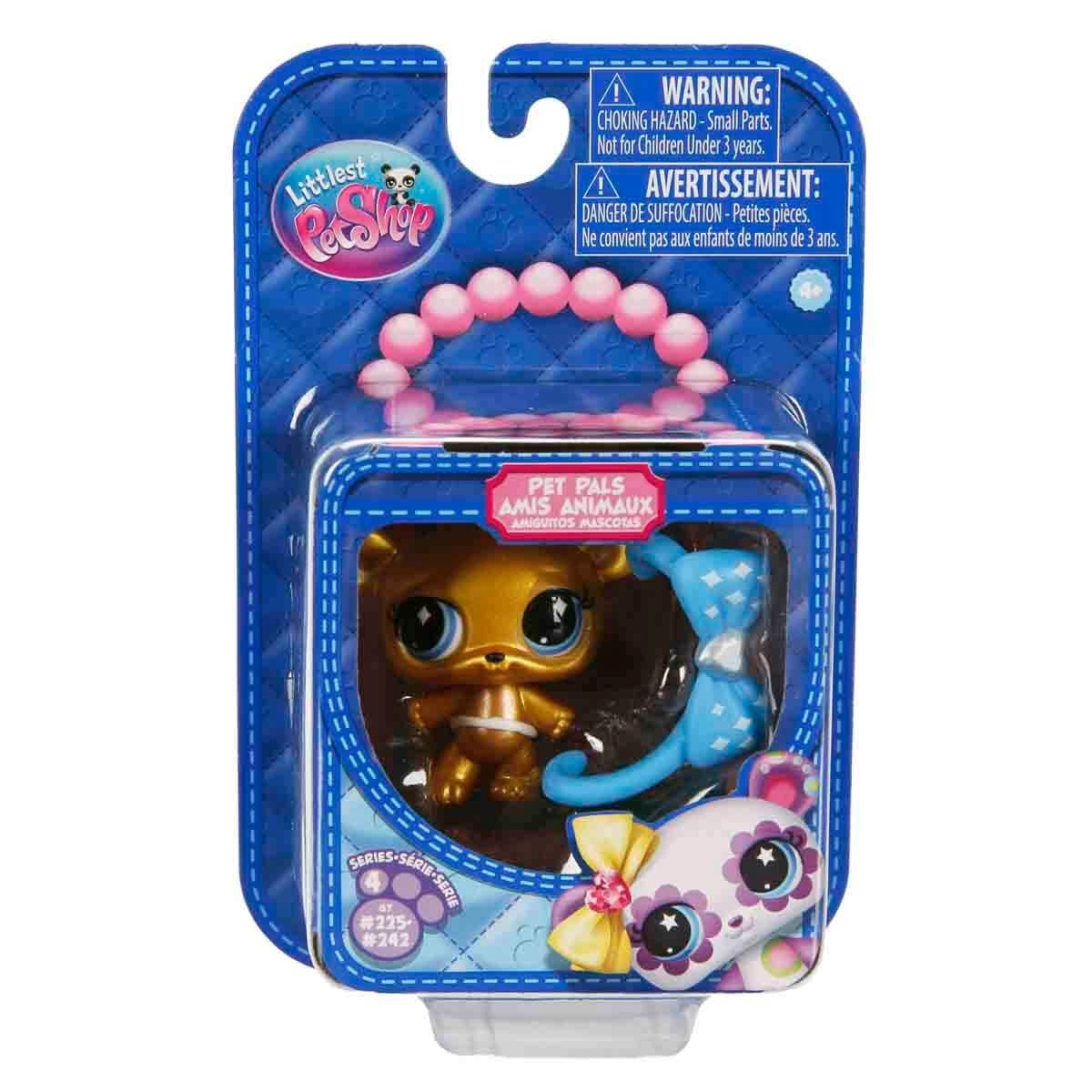 Littlest Pet Shop Minişler Tekli Paket S4 - 230 - Altın Ayı