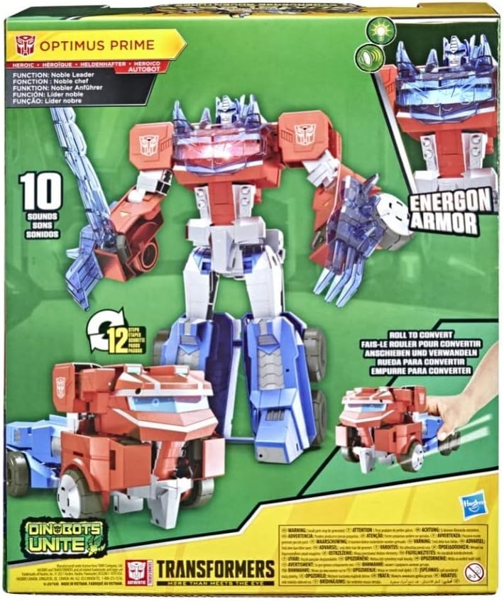 Transformers Cyberverse Optimus Prime Sür-Ve-Dönüştür Büyük Figür