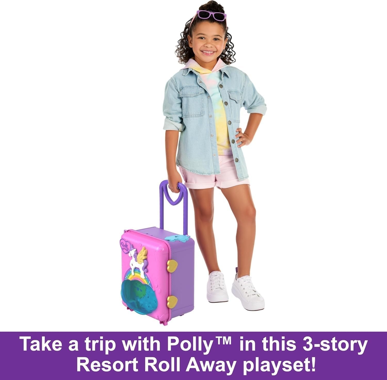 Polly Pocket Pollyville Resort Roll Away Oyun Seti HKV43