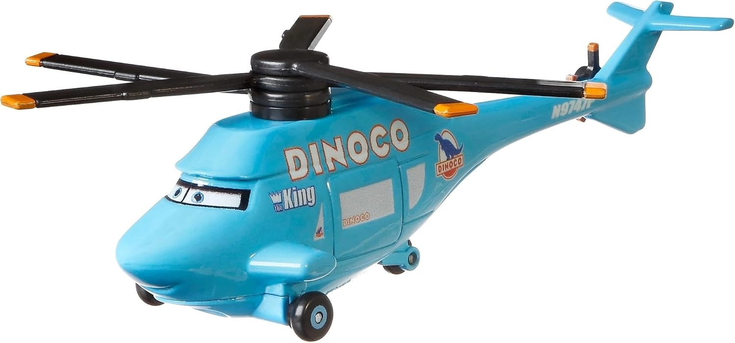 Cars Rotor Turbosky Dinoco Helikopteri - Dökme Metal JJW64