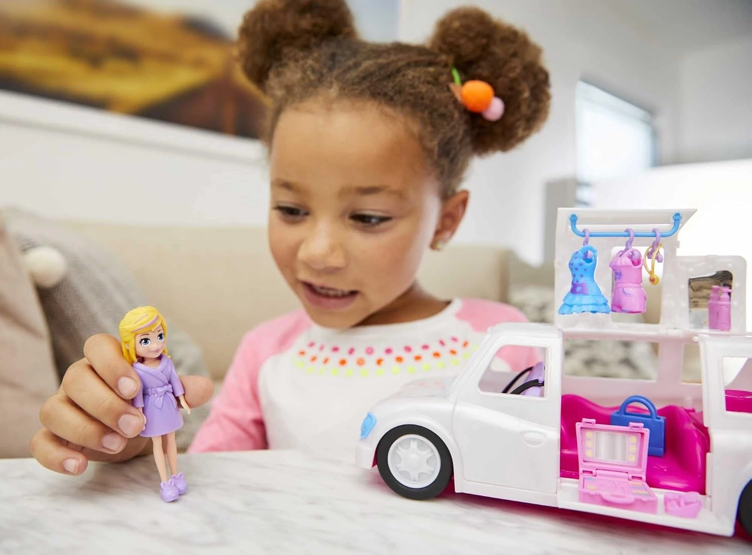 Polly Pocket Beyaz Limuzin Oyun Seti GDM19