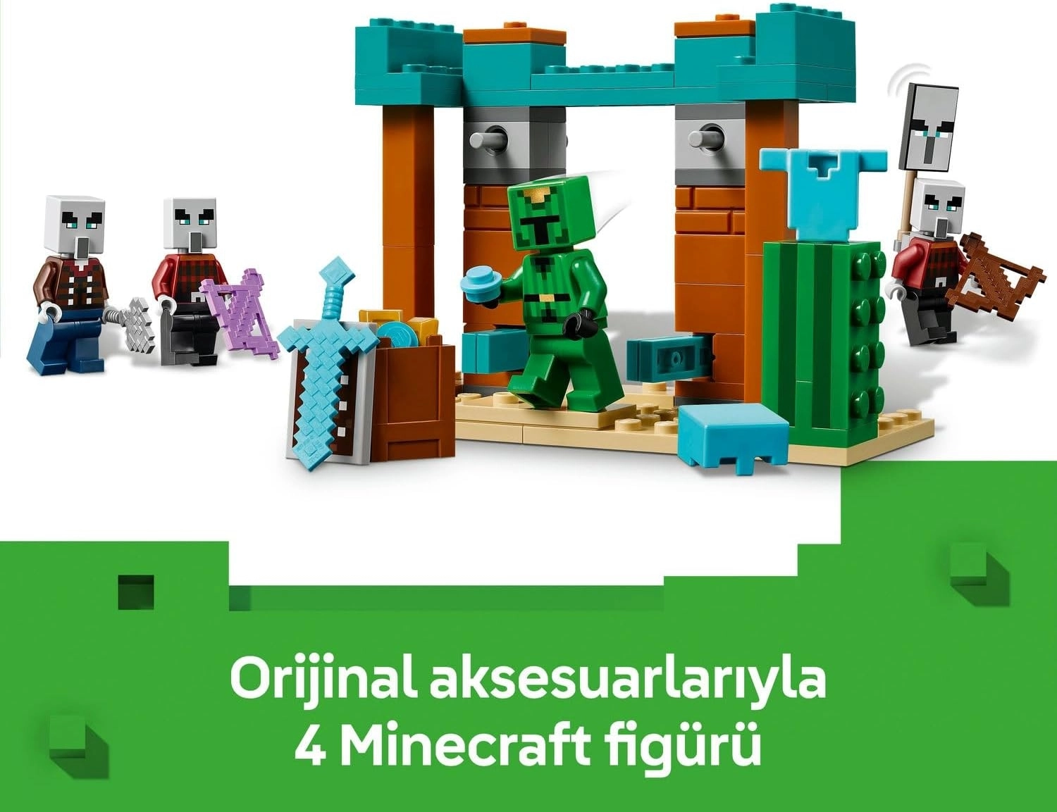 LEGO Minecraft Serseri Köylü Çöl Devriyesi 21267