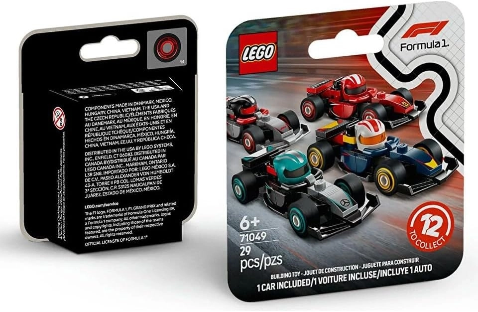 LEGO Minifigür 71049 F1 Race Cars 1. Red Bull F1