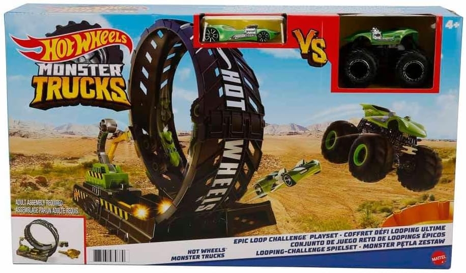 Hot Wheels Monster Trucks Çemberde Yarış Seti HBH70