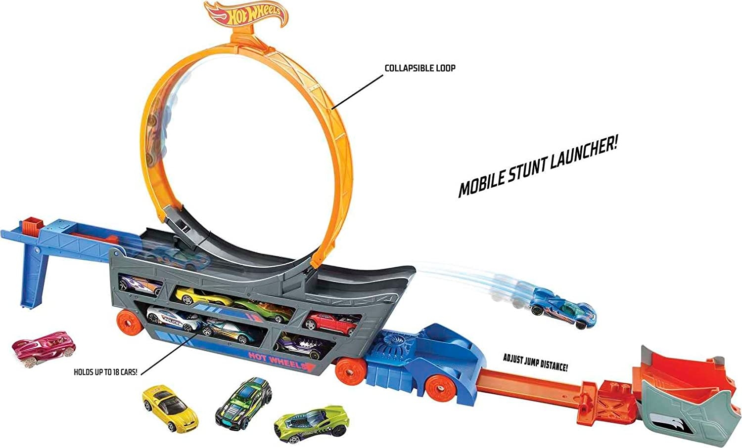 Hot Wheels Transporter Atlayış Seti GCK38