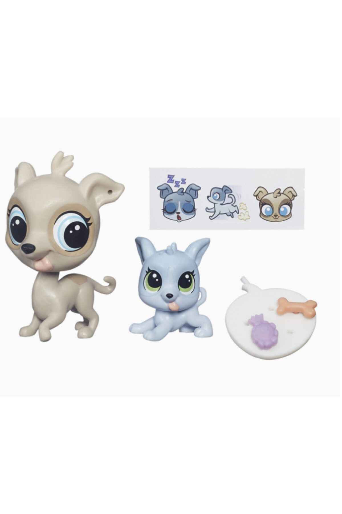 Littlest Pet Shop Miniş Ve Yavrusu Fleetly Greycloud - Loopy Greycloud 