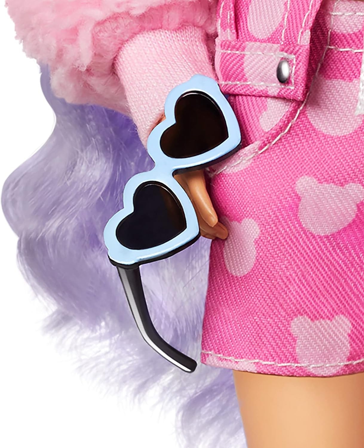 Barbie Extra Mor Saçlı Bebek GXF08