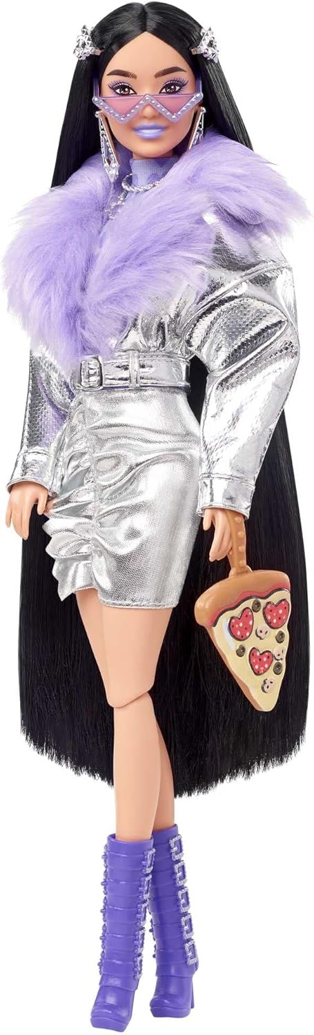 Barbie Extra Mor Botlu Bebek HHN07