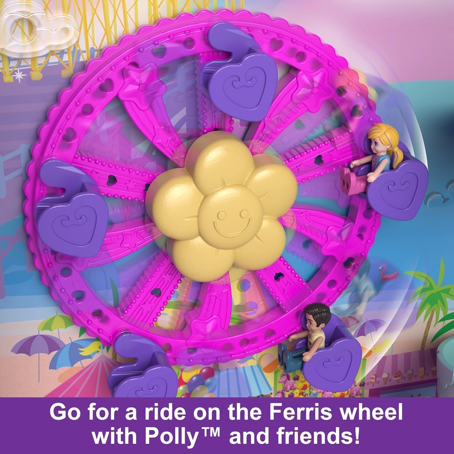 Polly Pocket Pollyville Resort Roll Away Oyun Seti HKV43