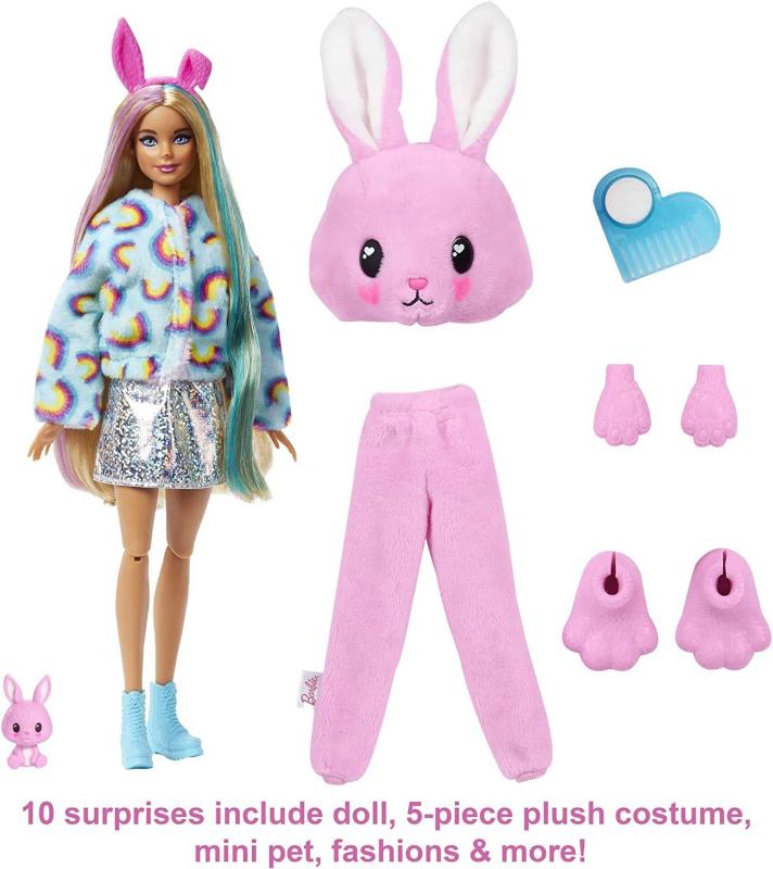 Barbie Cutie Reveal Bebekler HHG18 - Tavşan