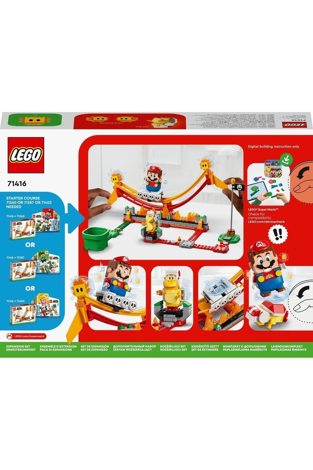 LEGO® Super Mario™ Lav Dalgası Ek Macera Seti 71416 