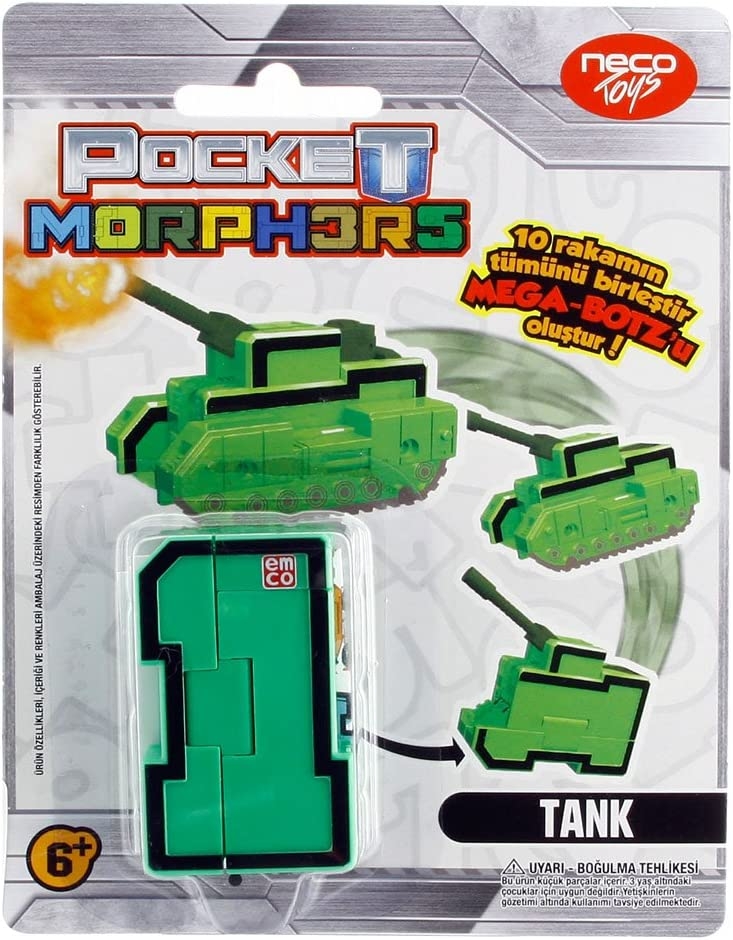 Pocket Morphers Dönüşebilen Numaralar Tank