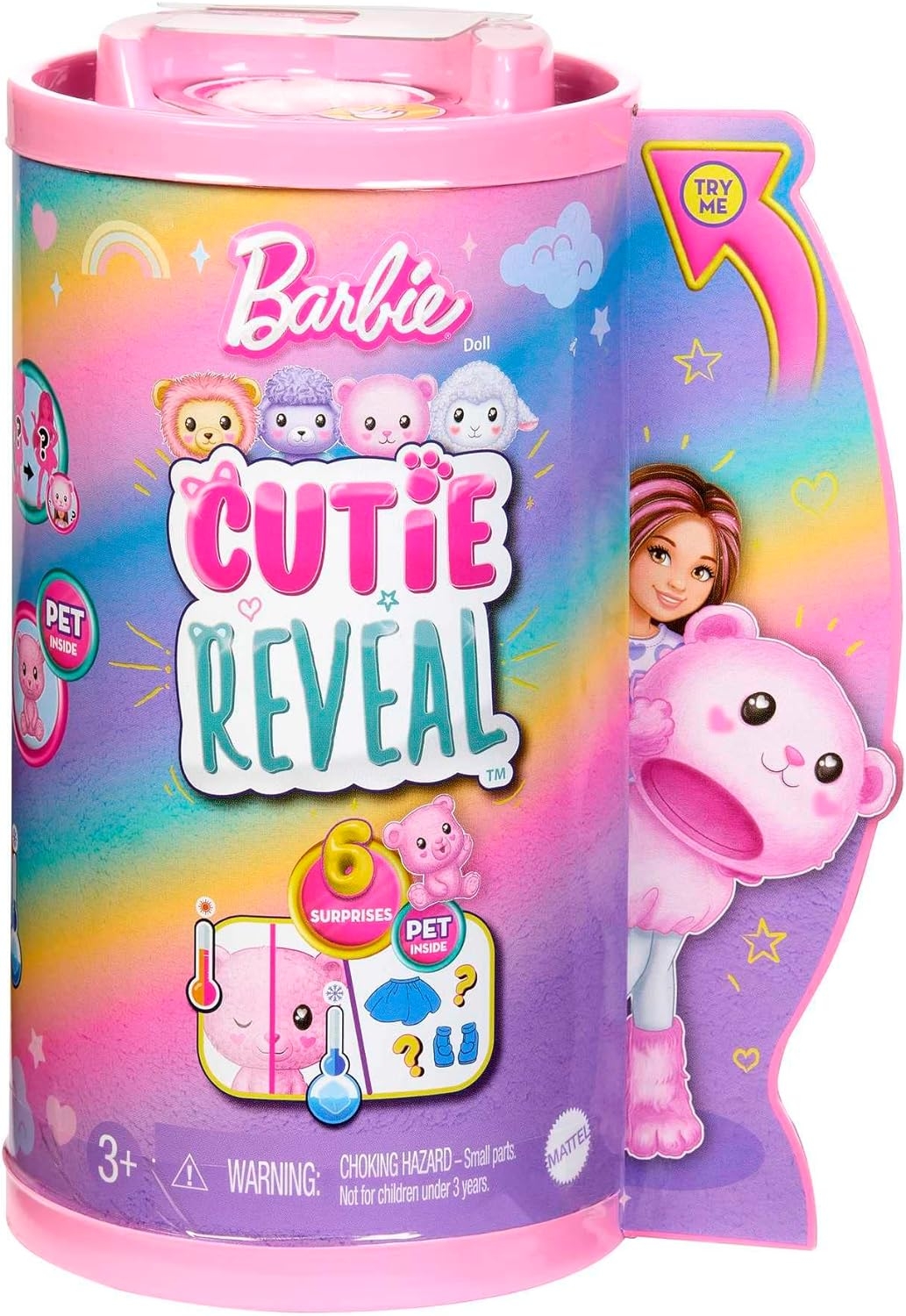 Barbie Cutie Reveal Bebekler Chelsea Sevimli Kostümler Serisi - Ayıcık HKR19