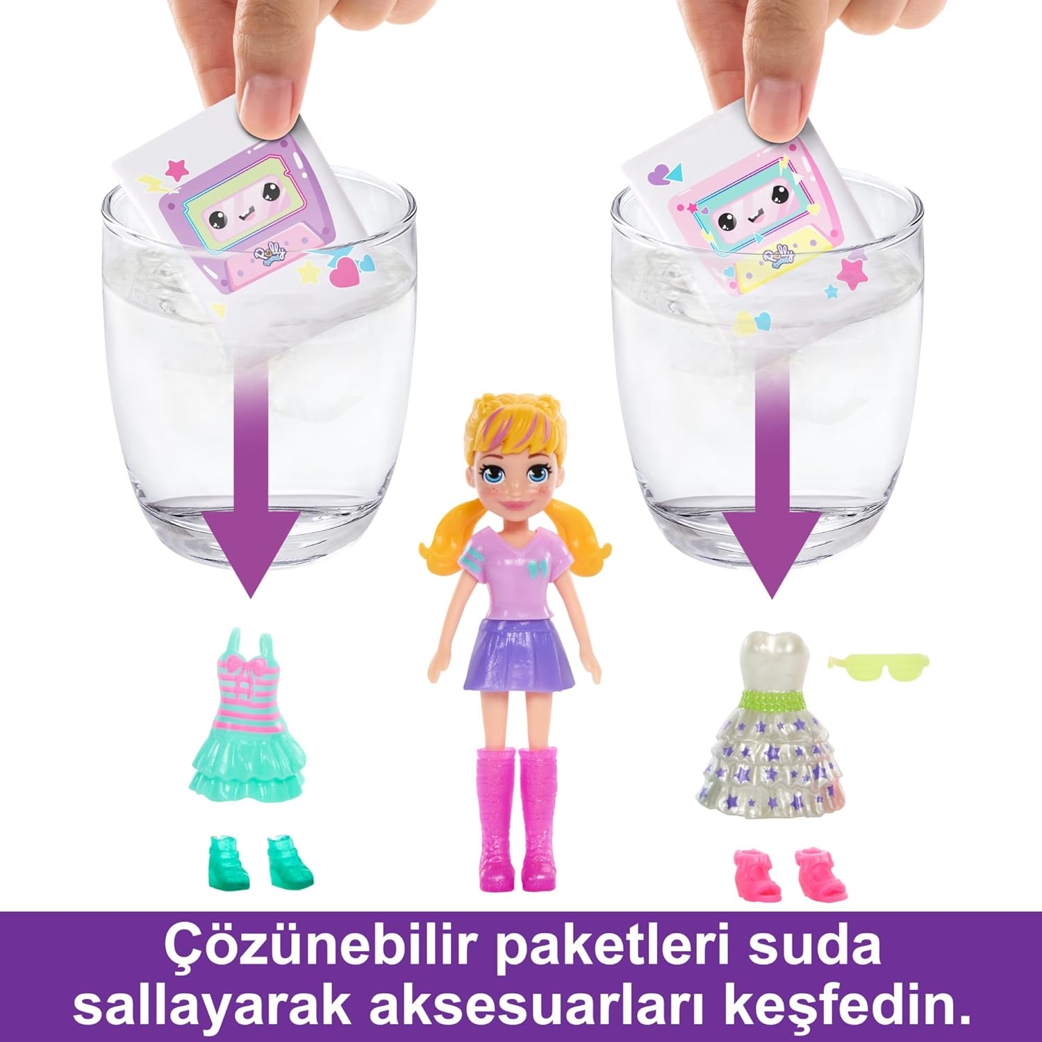 Polly Pocket Radyo Temalı Moda Eğlencesi Oyun Seti HRD65 