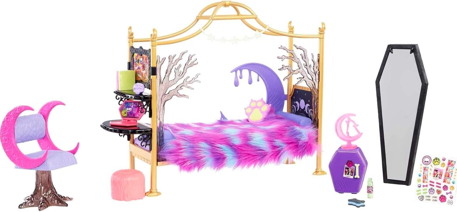 Monster High Clawdeen Wolf Yatak Odası HHK64